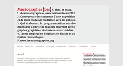 Desktop Screenshot of les-museographes.org